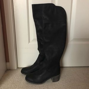 So Knee High Black Boots
